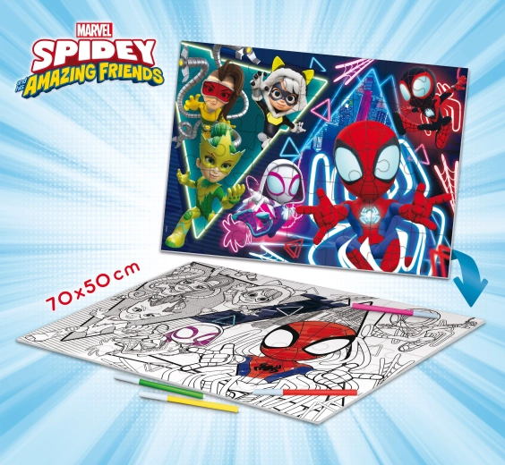 Puzzle de podea Spider-man Spidey Maxi 70x50 cm
