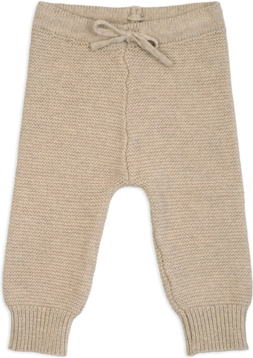 Pantaloni groși tricotati din merino Lodger bej, mărimea 56