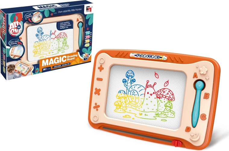 Tablă magnetică de desen Magic colorată