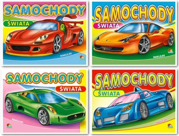 Cărți de colorat Mașini din lume