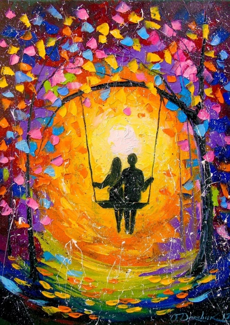 Puzzle Dragoste Romantică 1000 de piese