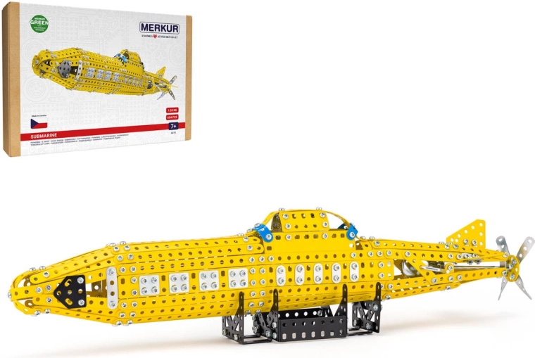 Construcție metalică Merkur Submarin, 654 de piese
