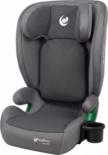IslaBaby SafiroFix i-Size scaun auto 100–150 cm (15–36 kg) ISOFIX mesh gri