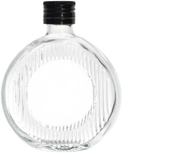 Sticlă Moon 500 ml cu capac metalic cu filet 28 mm