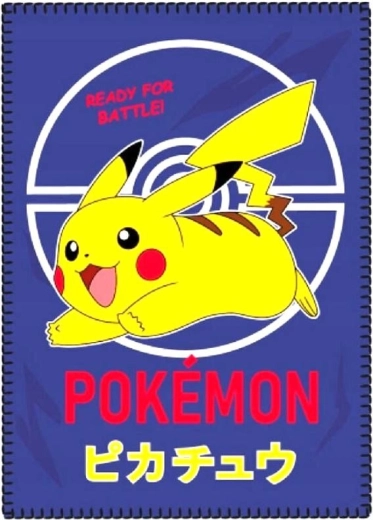 Pătură fleece Pokémon 100 × 140 cm