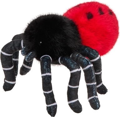 Păianjen decorativ roșu-negru 15 cm