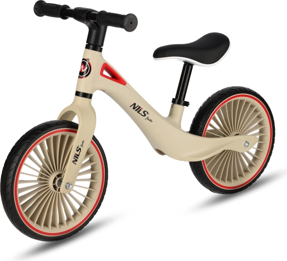 Bicicletă de echilibru pentru copii NILS Fun 12" cu cadru ușor