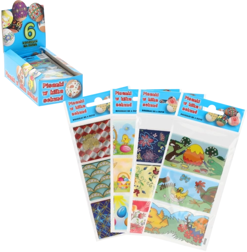 Manșoane termocontractabile pentru ouă de Paște – set 6 buc