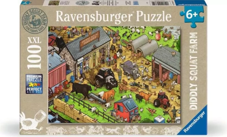 Puzzle Ravensburger Diddly Squat Farm Shop XXL, 100 de piese