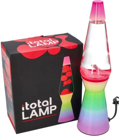Lampă decorativă cu lavă Curcubeu