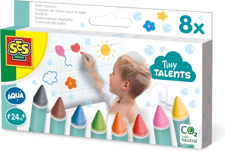 Creioane cerate pentru cadă Tiny Talents, 8 buc.