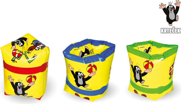 Brațe gonflabile pentru copii Krteček 18 × 17 cm - 1 bucată