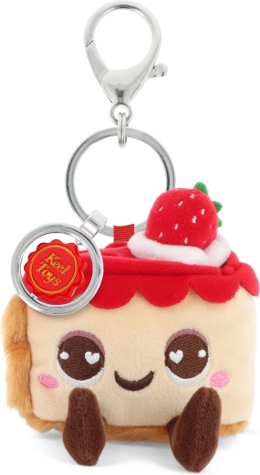 Keeleco breloc pentru geantă tort de căpșuni 12 cm