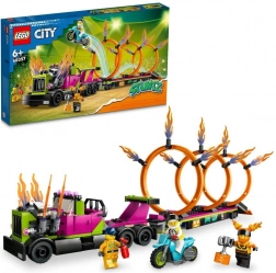 LEGO City camion cu cercuri de foc