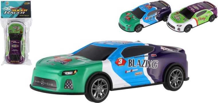 Mașinuță de curse cu mecanism inerțial 17 cm – mașină sport din plastic