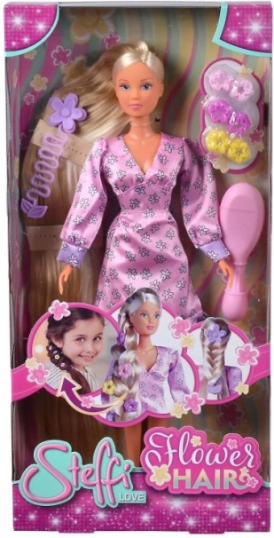 Păpușa Steffi cu păr înflorat