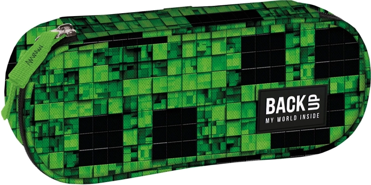 Penar școlar tip etui BackUP – design pixelat