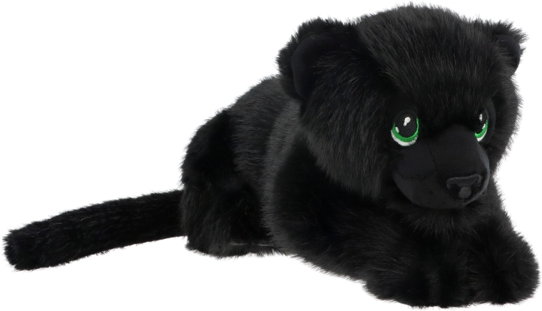 Panter negru de pluș Keeleco, 25 cm