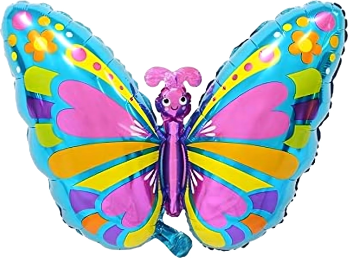 Set de baloane aniversare Fluture, 5 buc.