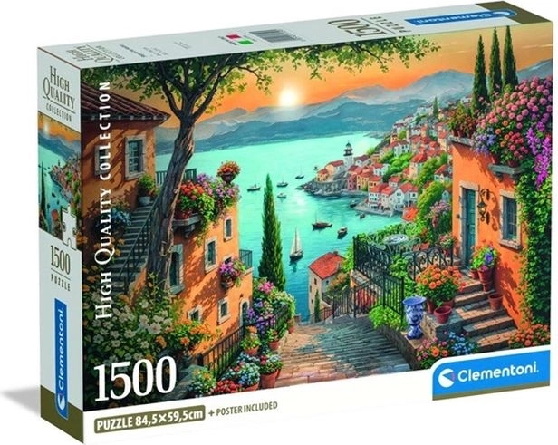 Puzzle Clementoni Compact Steps to the Harbor 1500 de piese