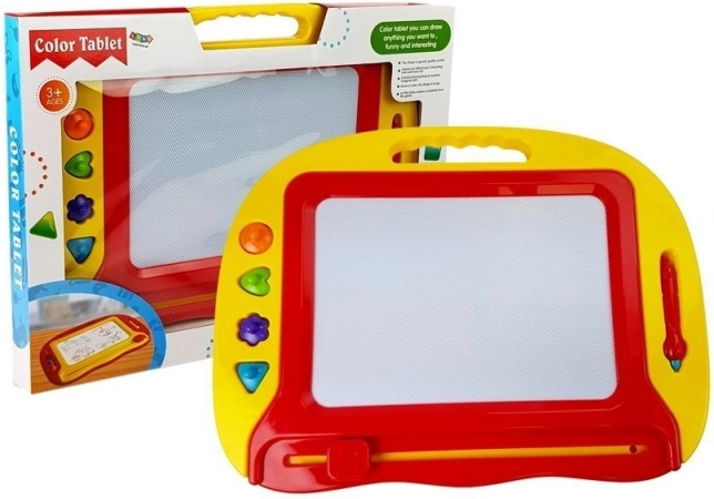 Tablă magică roșie cu ștampile