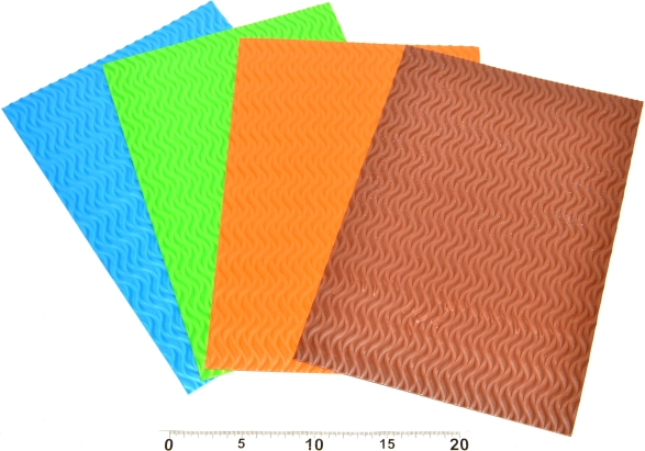Spumă de cauciuc A4 - set de 10 bucăți