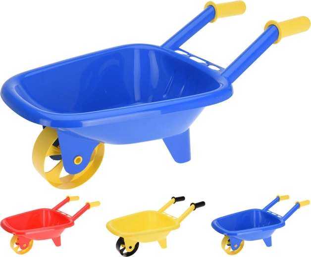 Roabă din plastic pentru copii albastră 60 × 25 × 30 cm