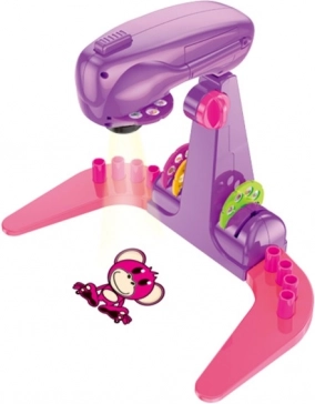 Proiector de desen pentru fete cu șabloane și markere