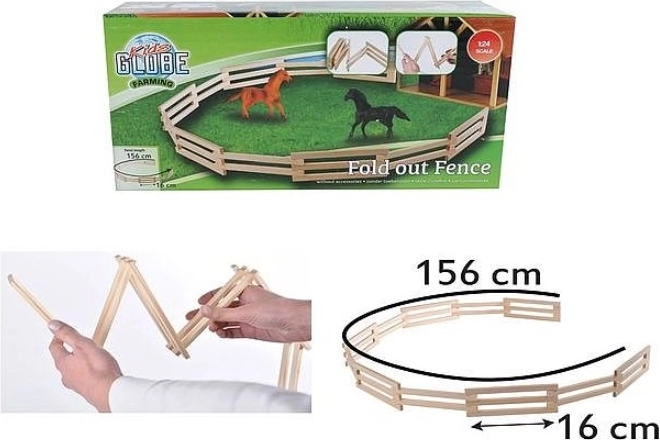 Țarc din lemn pentru animale 156 cm 1:24 Kids Globe