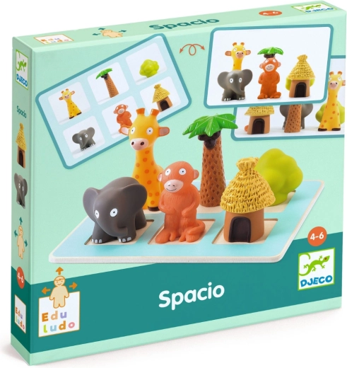 Djeco Eduludo cu animăluțe spațiale