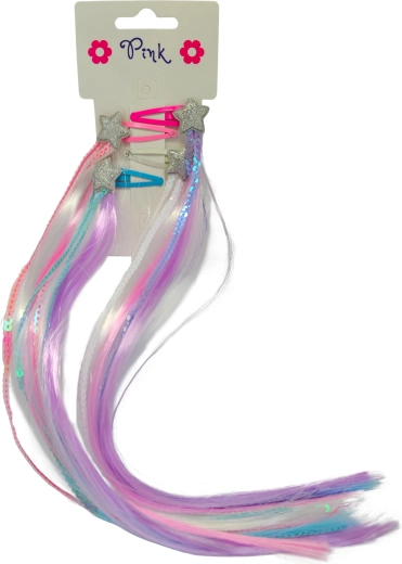 Agrafe de păr cu surpriză, 4 buc.