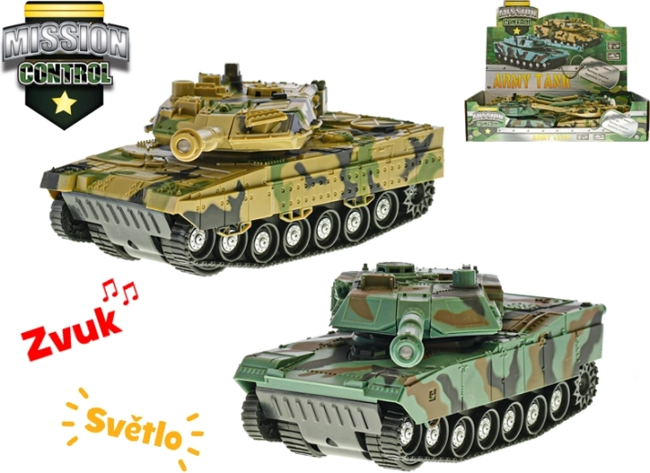 Tank Mission Control 1:32 cu efecte luminoase și sonore