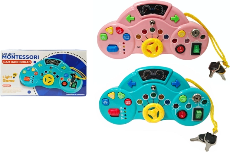 Volan interactiv pentru copii cu lumini și sunete