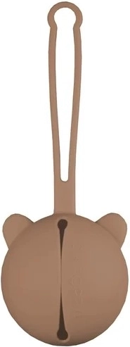 OH,POPPY! husă din silicon pentru suzete Biscuit Brown