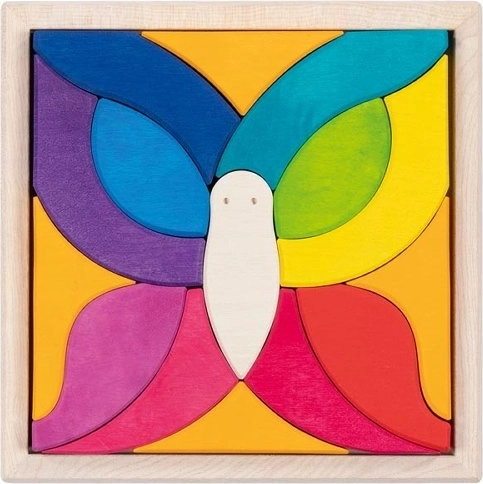 Puzzle din lemn fluture Butterfly Mariposa - 1 bucată