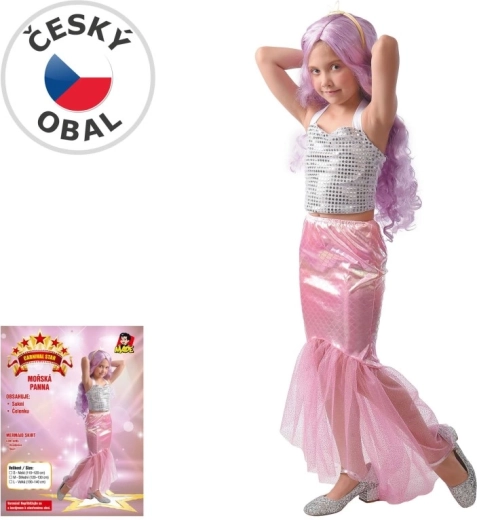 Costum de carnaval sirenă pentru fete
