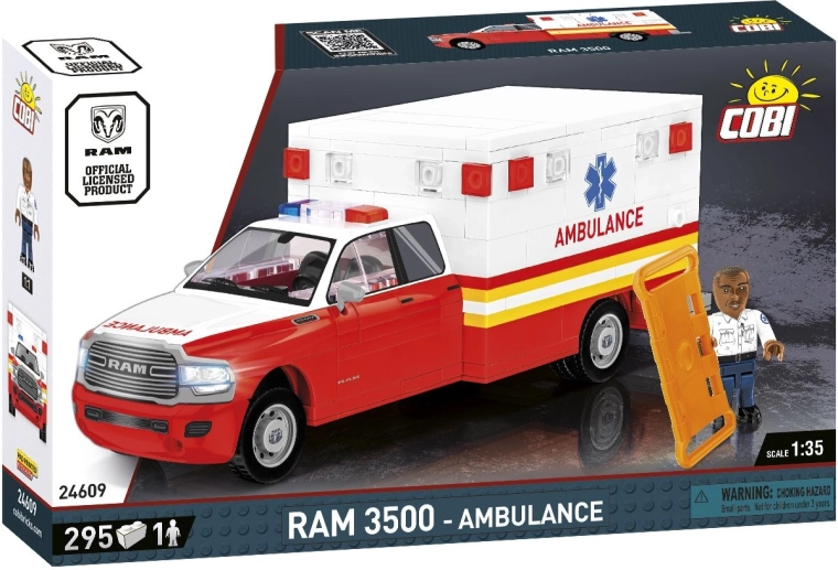Cobi RAM 3500 ambulanță 1:35 (295 piese)
