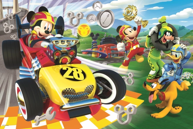 Puzzle TREFL Mickey și cursașii 60 piese