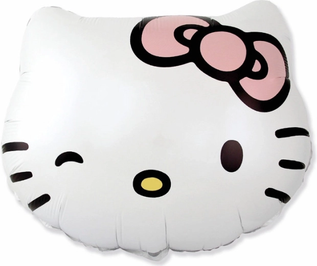 Baloan din folie HELLO KITTY cap 24"