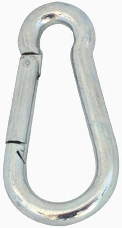 Carabină din oțel 90 × 8 mm, galvanizată, pachet 10 buc