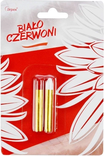 Vopsele de față Biało-Czerwoni – alb și roșu