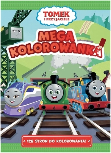 Tomek și Prietenii (Thomas & Friends) mega carte de colorat pentru copii