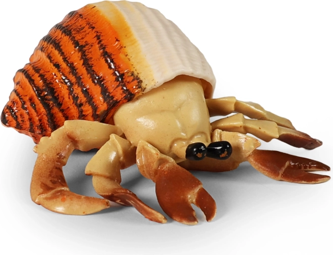 Crab de cauciuc cu cochilie, 10 cm