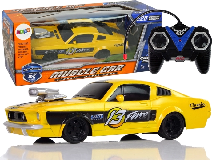 Mașină sport cu telecomandă 1:20 Pilot Yellow