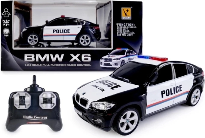 Mașină de poliție cu telecomandă în stil BMW X6