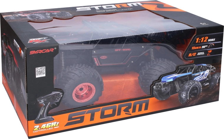 Bugină RC metalică de teren Max cu telecomandă, 34 cm