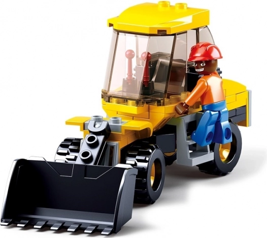 Sluban Town Constructor mini excavator încărcător