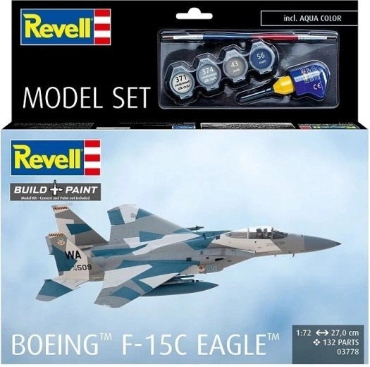 Model din plastic Boeing F-15C Eagle 1:72 set de start