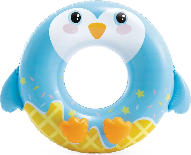 Colac gonflabil pentru apă pinguin 81 cm Intex