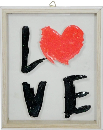 Tablou Love în ramă 20 × 30 cm